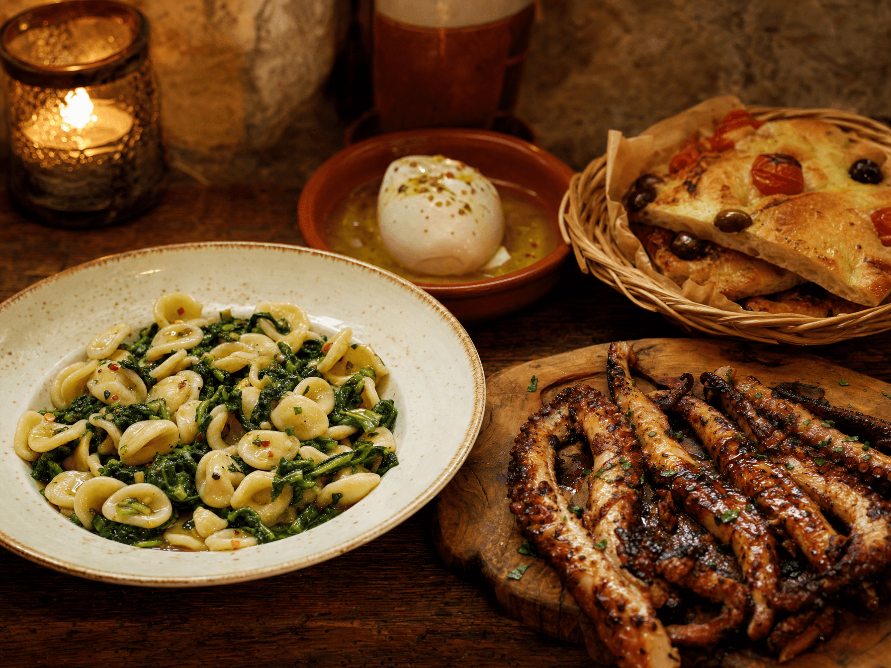 Piatti tipici baresi dell'Osteria Le Arpie